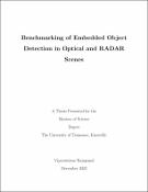 Benchmarking of Embedded Object Detection in Optical and RADAR Scenes