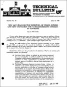 Technical Bulletins: New Law Changes the Definition of Police Officer ...